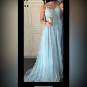 Powder blue dress